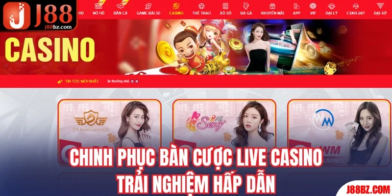 Chinh phục bàn cược live casino hấp dẫn